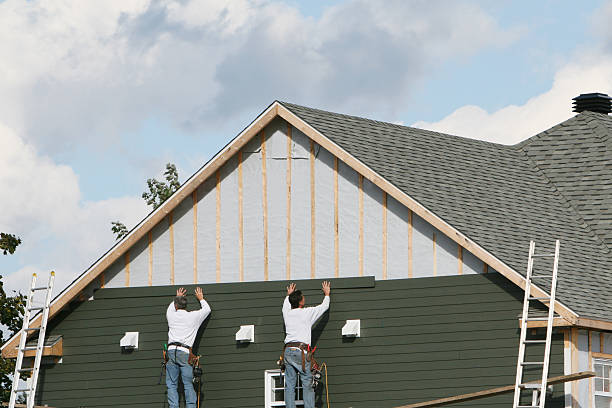 Professional Emergency Siding Repair technician working in Moseley, VA